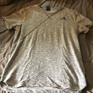 Adidas long hem tee shirt
